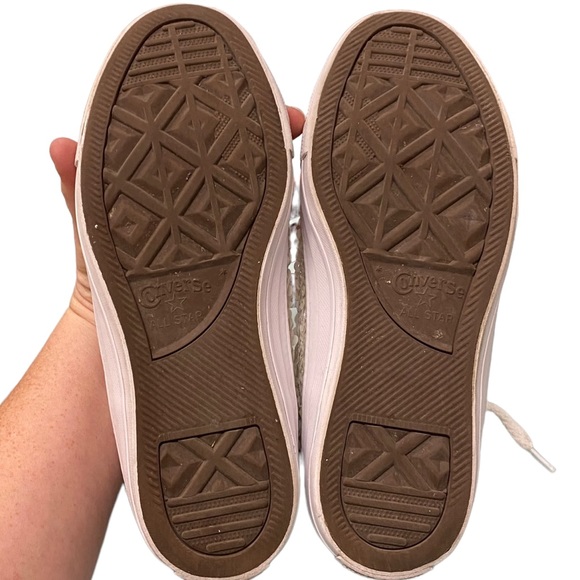 Converse All Star Iridescent Sequined Chuck Taylor aloe Top Sneakers Sz 6 Men 4 - Picture 8 of 9